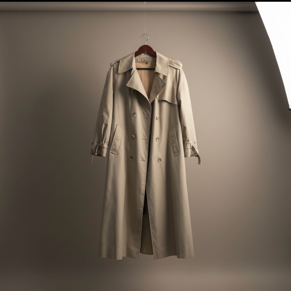 Classic Beige Trench Coat - Women
